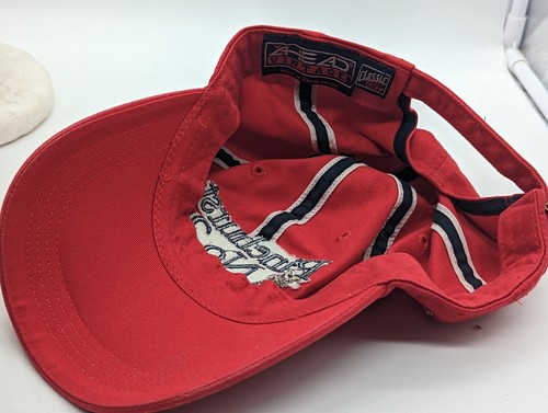 Pinehurst No. 2 Red Cotton Soft Crown PGA West Golf Tour Strapback Hat Red - 第 5/5 張圖片