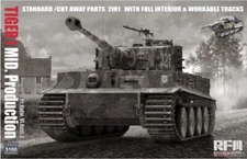 1/35 Rye Field TIGER I MID.Prod w/Int & Workable Track 2 in 1 #5100