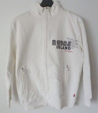 SIGNUM Herren  Sweatjacke  Jacke  offwhite naturweiss Größe :  L, XL neu