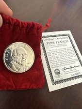 Pope Francis Jorge Mario Bergoglio 2013 Papal Commemorative Coin W/ COA