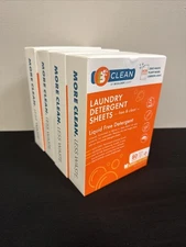4X Boulder Clean Laundry Detergent 160 Sheets Free & Clear up to 320 Loads