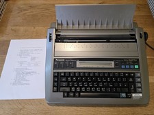 Vintage Panasonic KX-R196 Electronic Typewriter - Working 