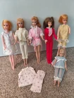 Vintage Barbie Francie Skipper Mattel & Clone Pajamas Nightie Clothing Lot  PJ’s