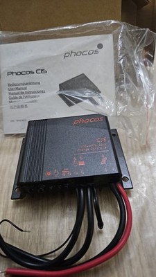 PHOCOS - INDUSTRIAL Solarladeregler, 12 / 24V, 20 / 20A. Neu ohne Karton