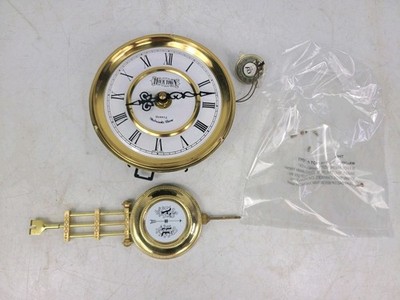 Vintage Hour Time Westminster Chime Quartz Wall Clock Face Dial Pendulum Parts