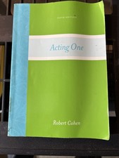 Acting One by Robert Cohen (2007, Perfect)