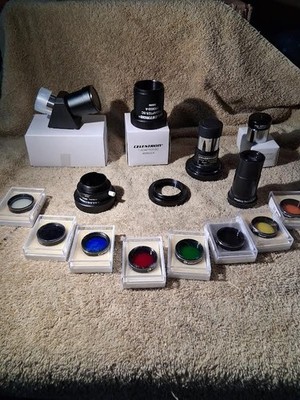 CELESTRON Grab Bag of New and Gently Used VISUAL and PHOTOGRAPHIC ACCESSORIES