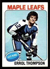 1975-76 Topps Errol Thompson #114 - Toronto Maple Leafs