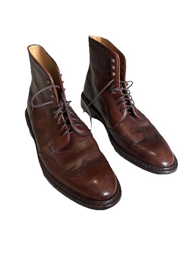 Jack Erwin Carter Wingtip Dress Boot - Brown - Size 11