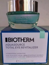 Biotherm AquaSource Total Eye Revitalizer 0.5oz 45ml Exp 9/2026