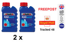 2x Holts Radweld Repair Radiator & Hoses Weld Stop Leak Cooling Car System 250ml