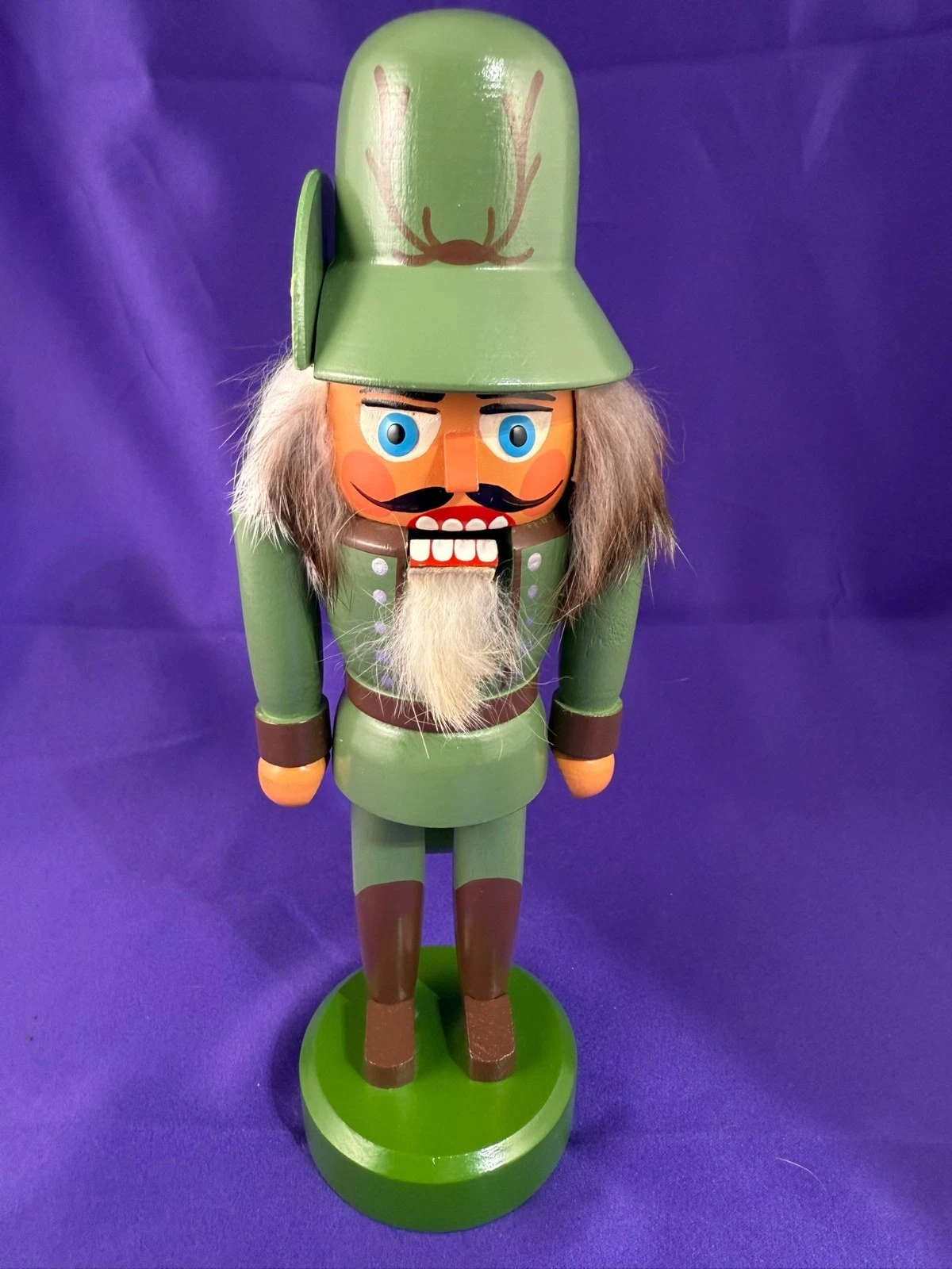 Tradional Wooden Nutcracker Figurine Forest Warden 9 Inches Tall