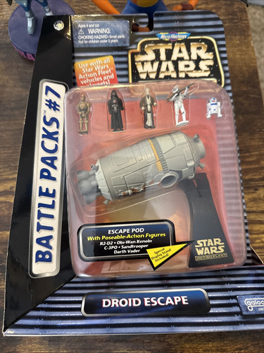 Micro Machines Star Wars Action Fleet Battle Packs #7 Droid Escape 1996 Galoob - Bild 1 von 9