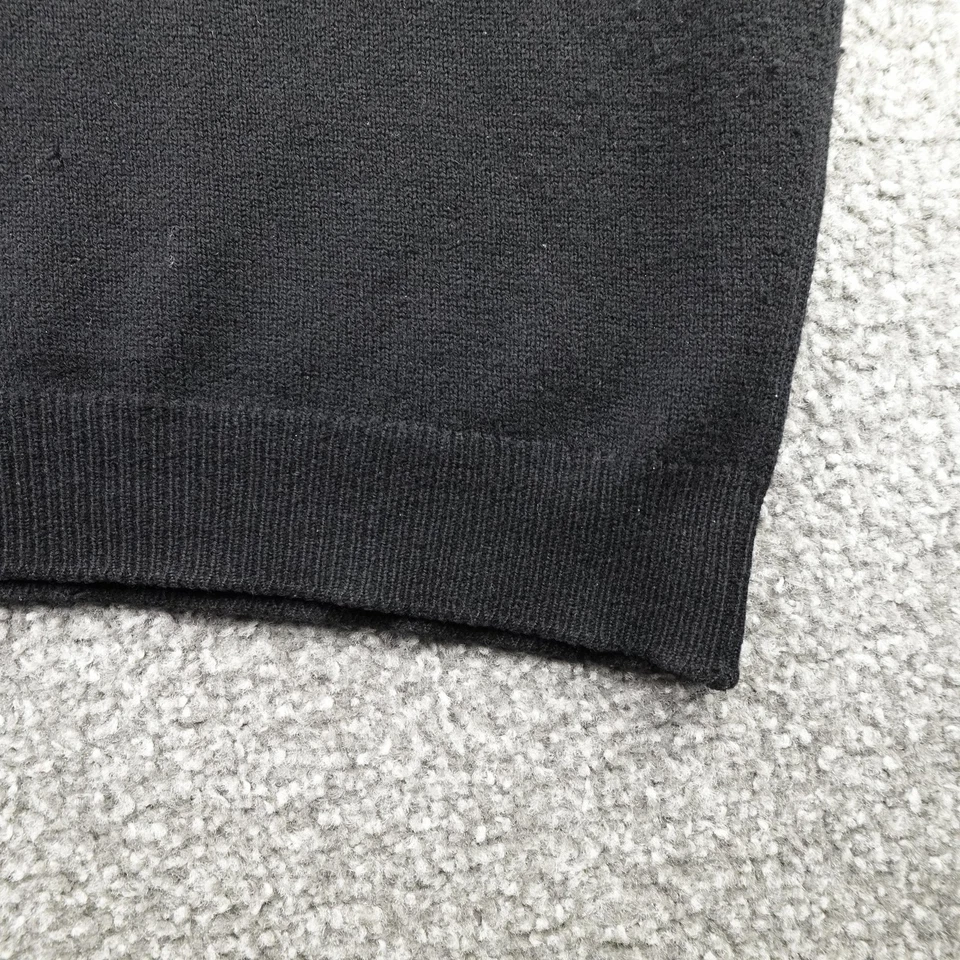 Colete Suéter Turnberry Masculino Grande Preto Escócia Pulôver de Lã Decote V Golfe Adulto - Imagem 2 de 4