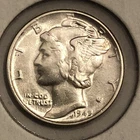 1945 10C Mercury Dime#157