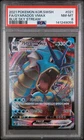 2021 POKEMON KOREAN SWORD & SHIELD BLUE SKY STREAM FULL ART/GYARADOS VMAX PSA 8
