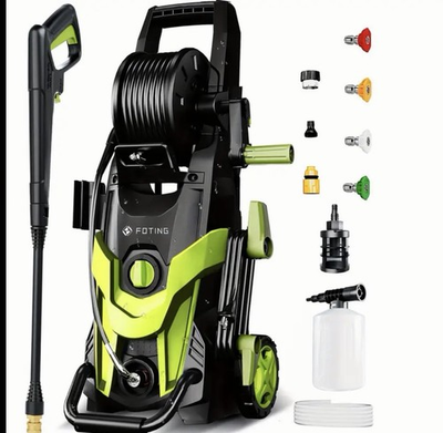 #ad 2026New Electric Pressure Power Washer 4500PSI With 4 Quick Connect Nozzles $149.99