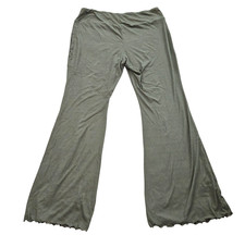 No Boundaries Leggings Pants Juniors XXXL 21 Ribbed Flare 70s Vibe Army Green