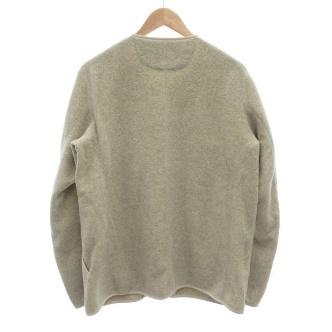 Danton Collarless Fleece Jacket Logo Patch Snap B… - image 2