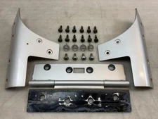 Jeep JK Wrangler Windshield Support Brackets Bright Silver PS2 2007-2017 063595