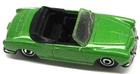 2009 Matchbox Green 1969 VW Type 14 Karmann Ghia Convertible 1:59 Mattel Diecast