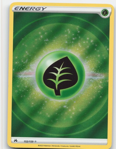 Grass Energy 152/159 Ultra Rare Crown Zenith Pokemon Holo Near Mint