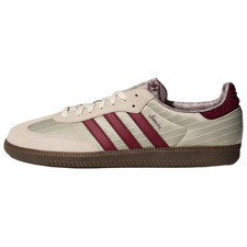 Adidas Originals SAMBA OG German Army Trainers Unisex Beige Red KZ7552