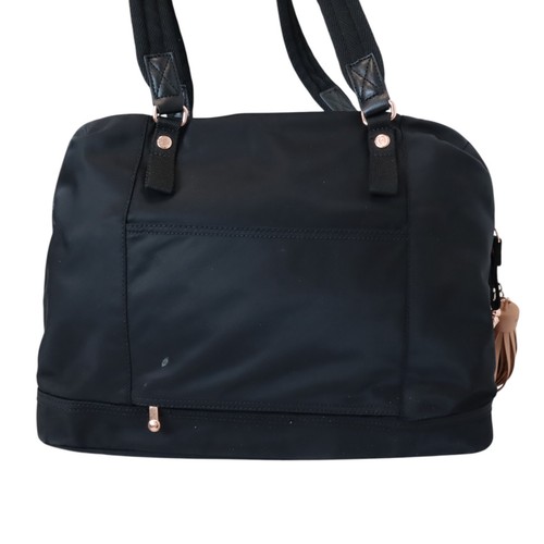Borsa a tracolla Kipling Linza viaggio laptop nero oro rosa nappa ciondolo tote bag - Foto 5 di 16