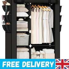 Elegant Portable Fabric Wardrobe - 45x107x161 cm, Perfect for Home Organization