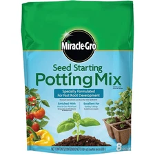 Miracle-Gro Seed Starting Potting Mix for Fast Root Development, 8 qt