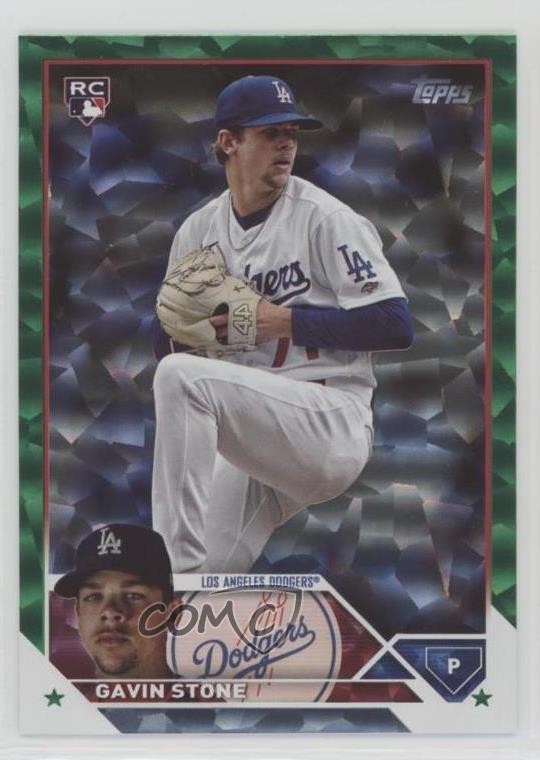 2023 Topps Update Green Foil 490/499 Gavin Stone #US70 Rookie RC 6v3