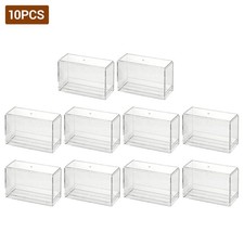 10PCS Display Case Acrylic 1/64 Model Cars Storage Case Organizer Display Box