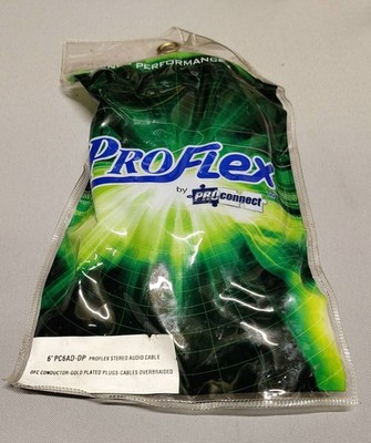 ProFlex PC6AF-DP High Performance 6ft Audio Interface RCA/RCA