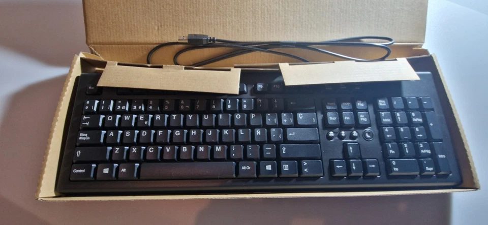 Teclado ORIGINAL PC HP SK-2086 Negro USB – Diseño Español (Ñ) - Imagen 3 de 4