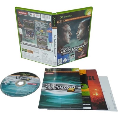 Pro Evolution Soccer 5 Microsoft Xbox Classic Deutsch PAL CIB USK 0