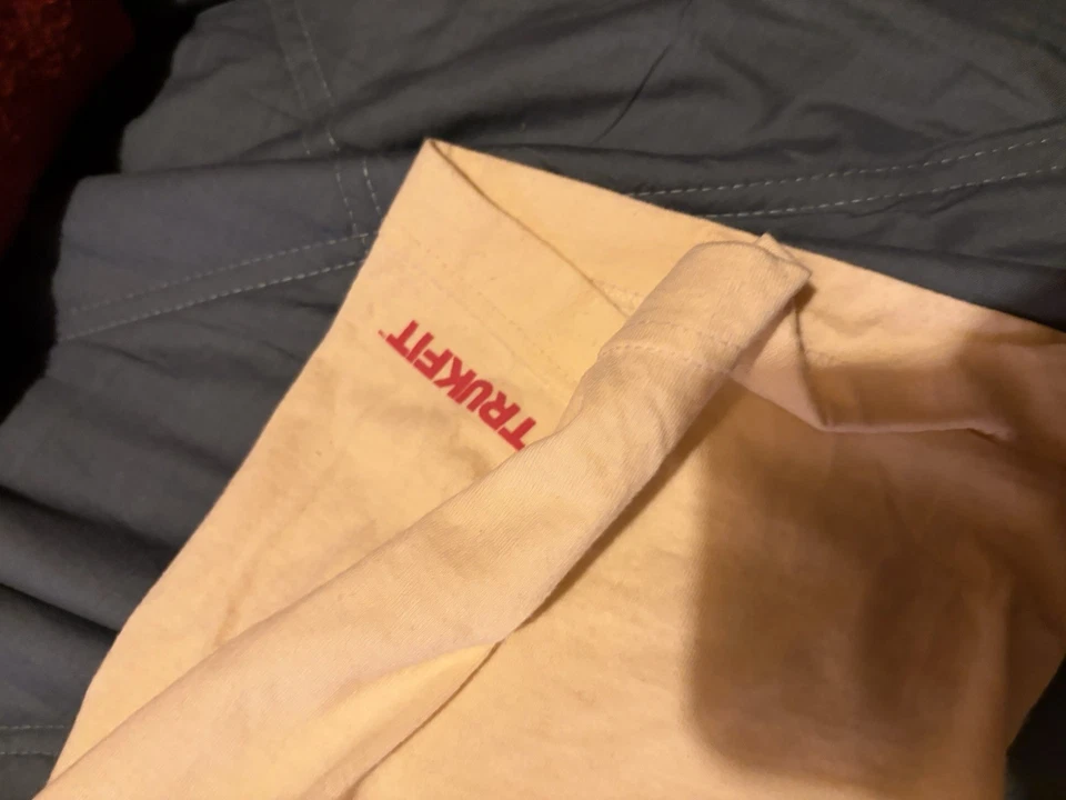 Trukfit Lil Wayne Rojo Bandana Camisa de Monopatín Amarilla Grande Hip Hop Rap Camiseta Foto 4 de 4