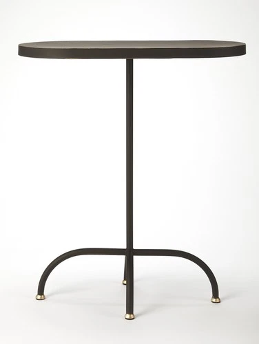 Industrial Cleo Side Table in Black and Gold by Butler Specialty - Picture 2 of 3