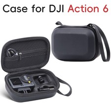 Storage Case with Integrated Liner Structure for DJI ACTION 6 PU Storage Case