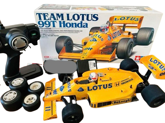 Tamiya RC Team Lotus 99T F103 HONDA No Battery Vintage Tamiya RC Team Lotus 99T F103 HONDA No Battery Vintage