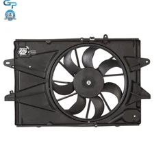 AC Radiator Condenser Cooling Fan 2010-2017 For GMC Terrain Chevy Equinox 2.4L