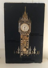 1973 Big ben horloge sculpture en pièce détachées d'horlogerie montres J Whitney