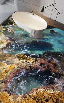 3D Nature Sea K2989 Floor WallPaper Murals Wallpaper Mural Print Luna 2024