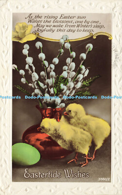 R590378 Eastertide Wishes As the Rising Ostersonne weckt die Blüten RP 1935