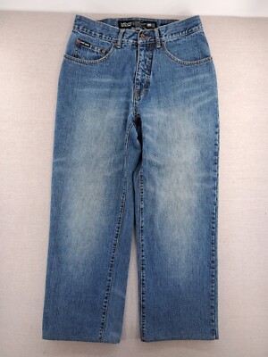 Ecko UNLTD Jeans Men 30x28 Blue Trenton Baggy Grunge Wide Leg Skater Y2k W31''
