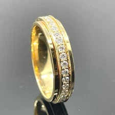 Piaget Possession Diamond Eternity Ring - 18k Rose Gold - Spinning - Sz 6