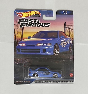 2023 Premium Hot Wheels Fast & Furious Acura Integra Sedan GSR #1/5 Real Riders