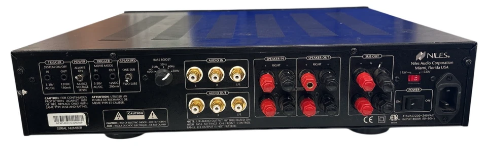 Amplificador mono subwoofer NILES SWA-500M Foto 2 de 4