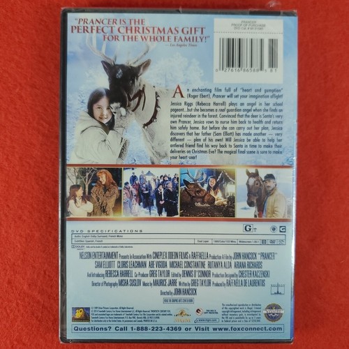 NEW Prancer DVD - Sam Elliot Cloris Leachman Abe Vigoda Christmas HTF MGM 90th - Picture 2 of 6