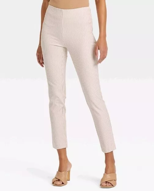 Skinny cream trousers 2025