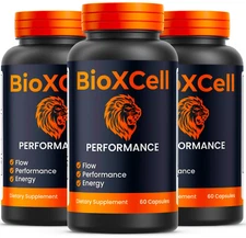 BioXCell Male Health Supplement Support Blood Health & Vitality  180 Capsules
